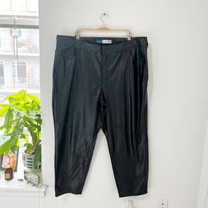 Old Navy O.G. Straight Faux Leather Pants Size 22